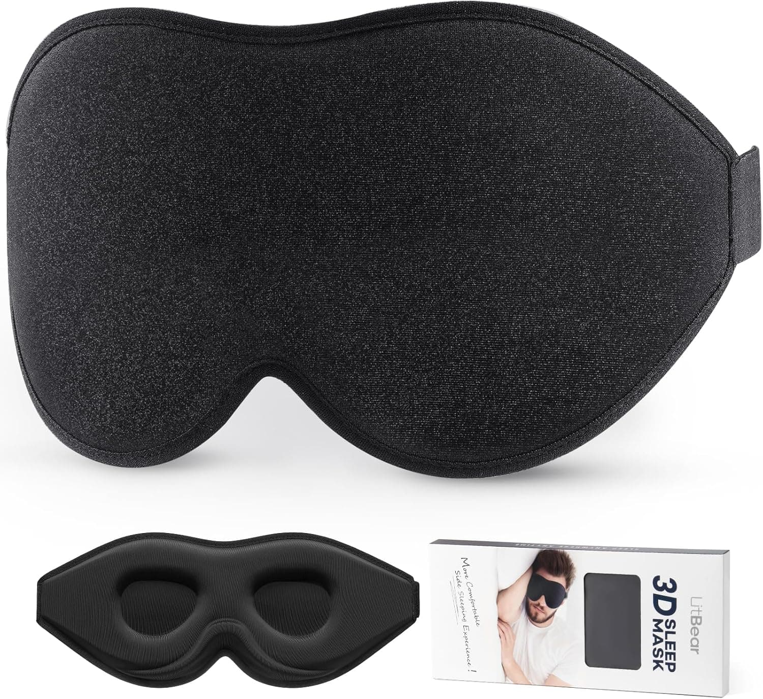 LitBear 3D Sleep Mask